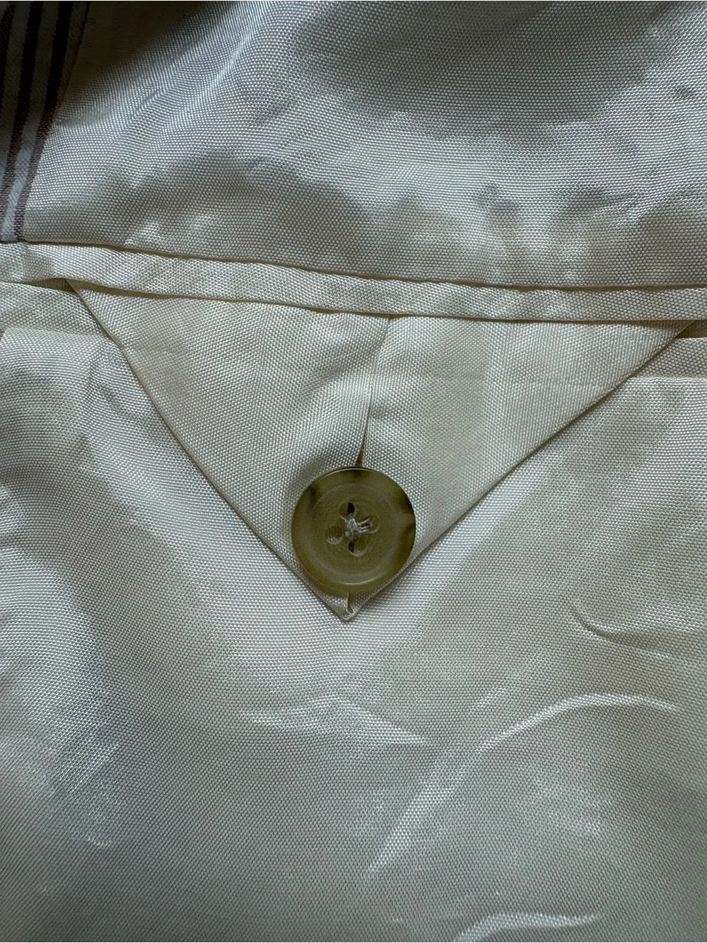 J.Crew 44R Tan Seersucker Cotton Blazer Sport Coat Two Button
